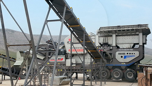 移動破碎制砂一體機(jī)現(xiàn)場作業(yè)