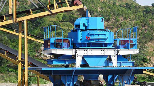 制砂機設備生產(chǎn)線現(xiàn)場