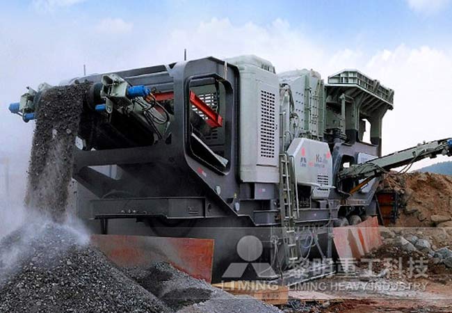 湖南建筑垃圾移動(dòng)站破碎現(xiàn)場