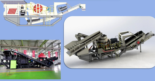 新型MK系列建筑垃圾移動破碎站
