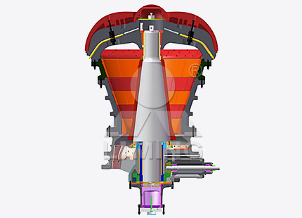 HGT旋回式破碎機(jī)工作原理