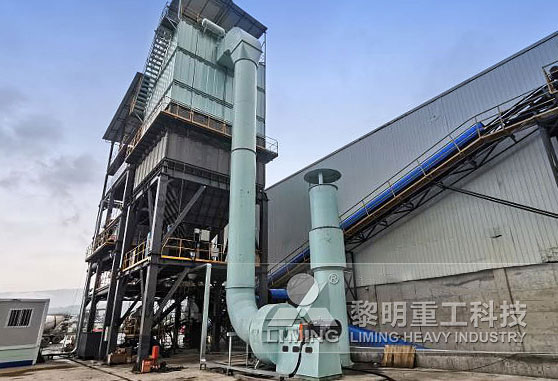 安徽時產(chǎn)200噸河卵石制砂線生產(chǎn)現(xiàn)場 時產(chǎn)120噸VU塔式制砂樓