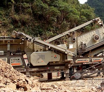 時(shí)產(chǎn)100噸石灰石移動(dòng)破碎站